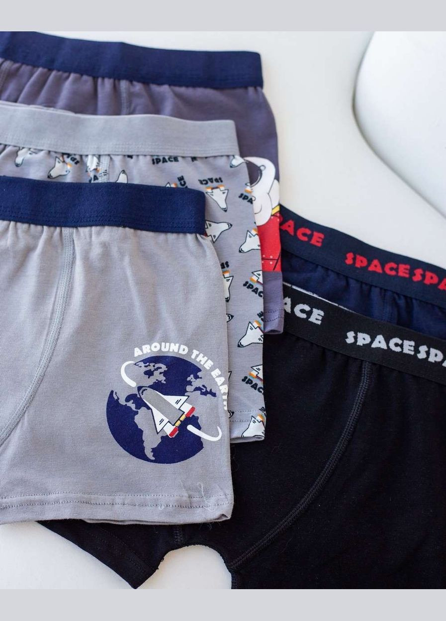 Набір підліткових трусів-боксерів для хлопчика (5 штук) Nicoletta (342119820)