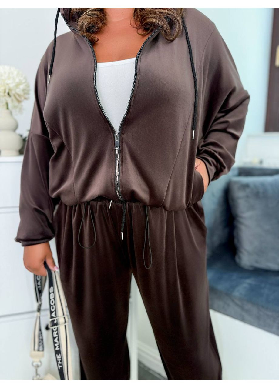 Жіночий велюровий костюм оверсайз Osoblyva (361009514)