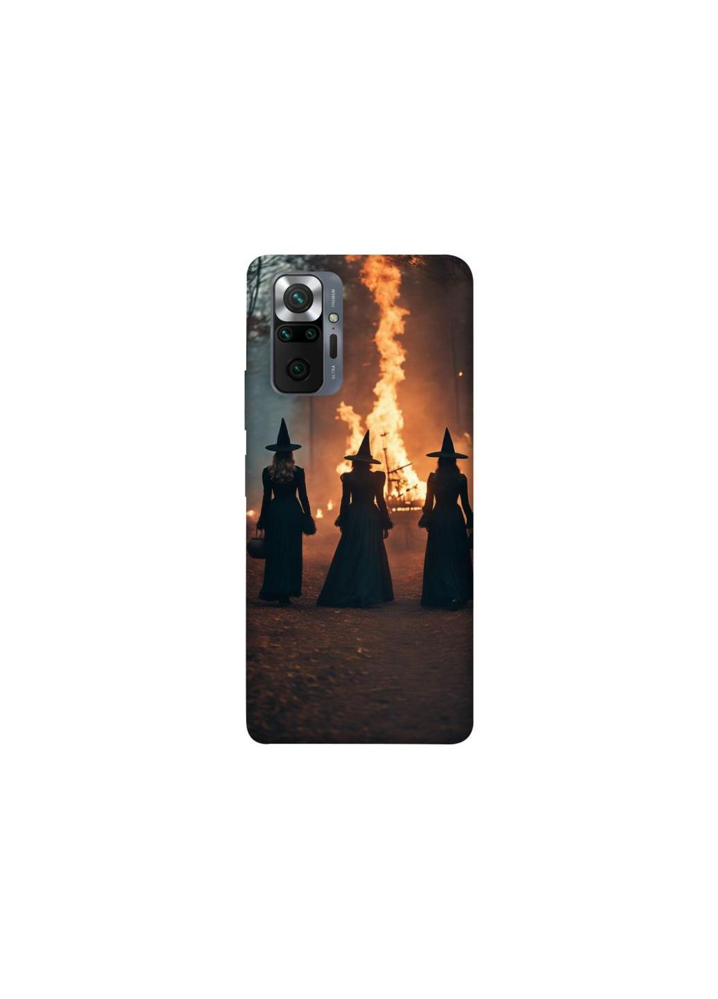 Чехол на Xiaomi Redmi Note 10 Pro Halloween Witch ver.6 Frontalka (361993631)