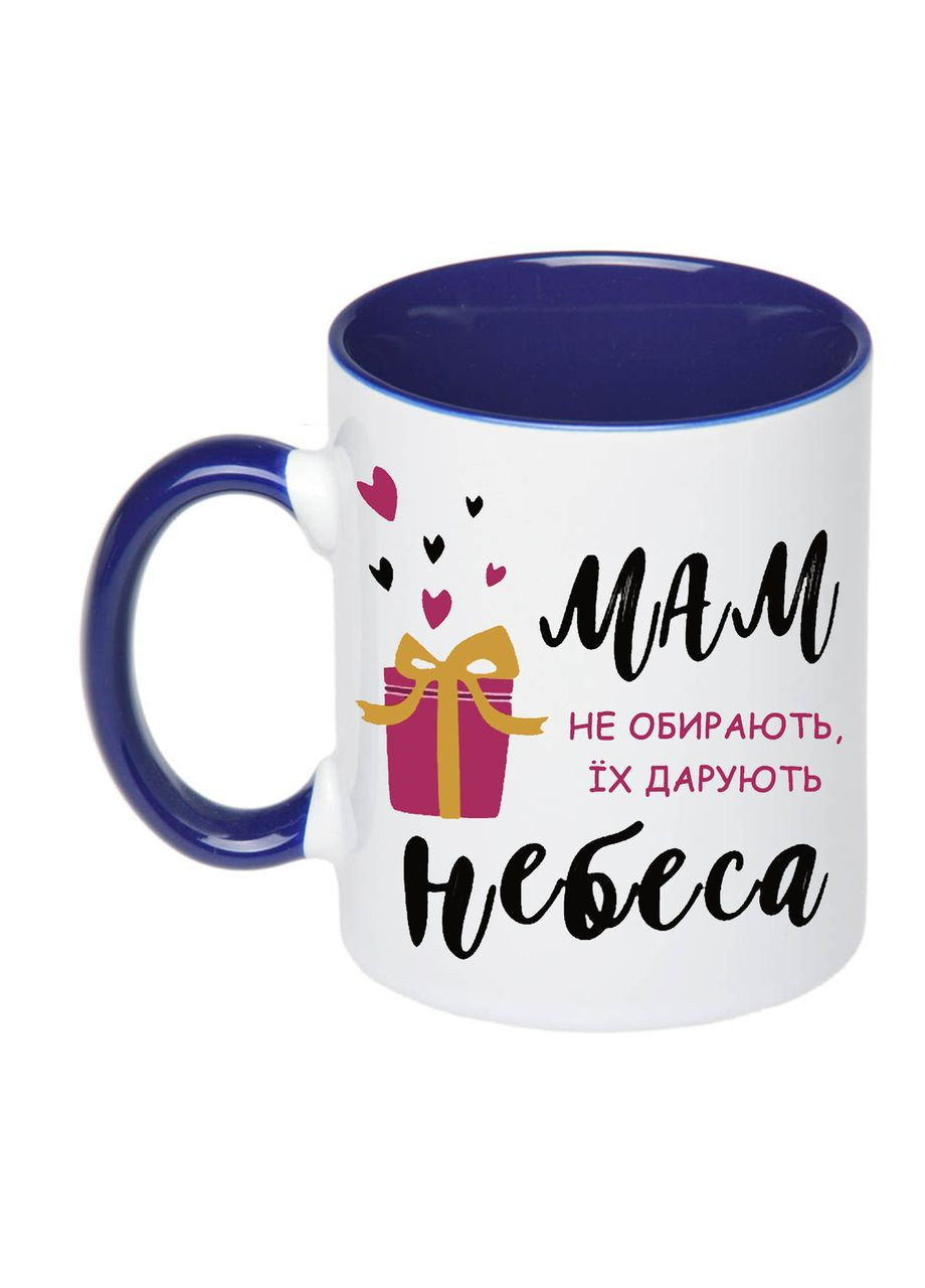 Чашка з принтом "Мам не обирають, їх дарують небеса" 330мл ( ) (19134) No Brand (312488341)