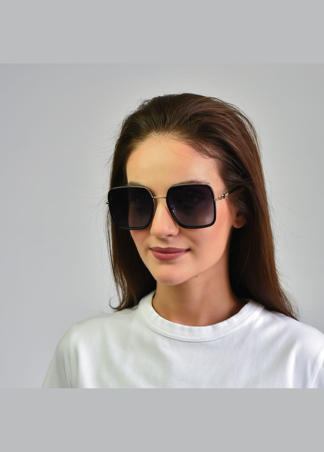 Солнцезащитные очки с поляризацией Квадраты женские LuckyLOOK 578-570 (289359591)