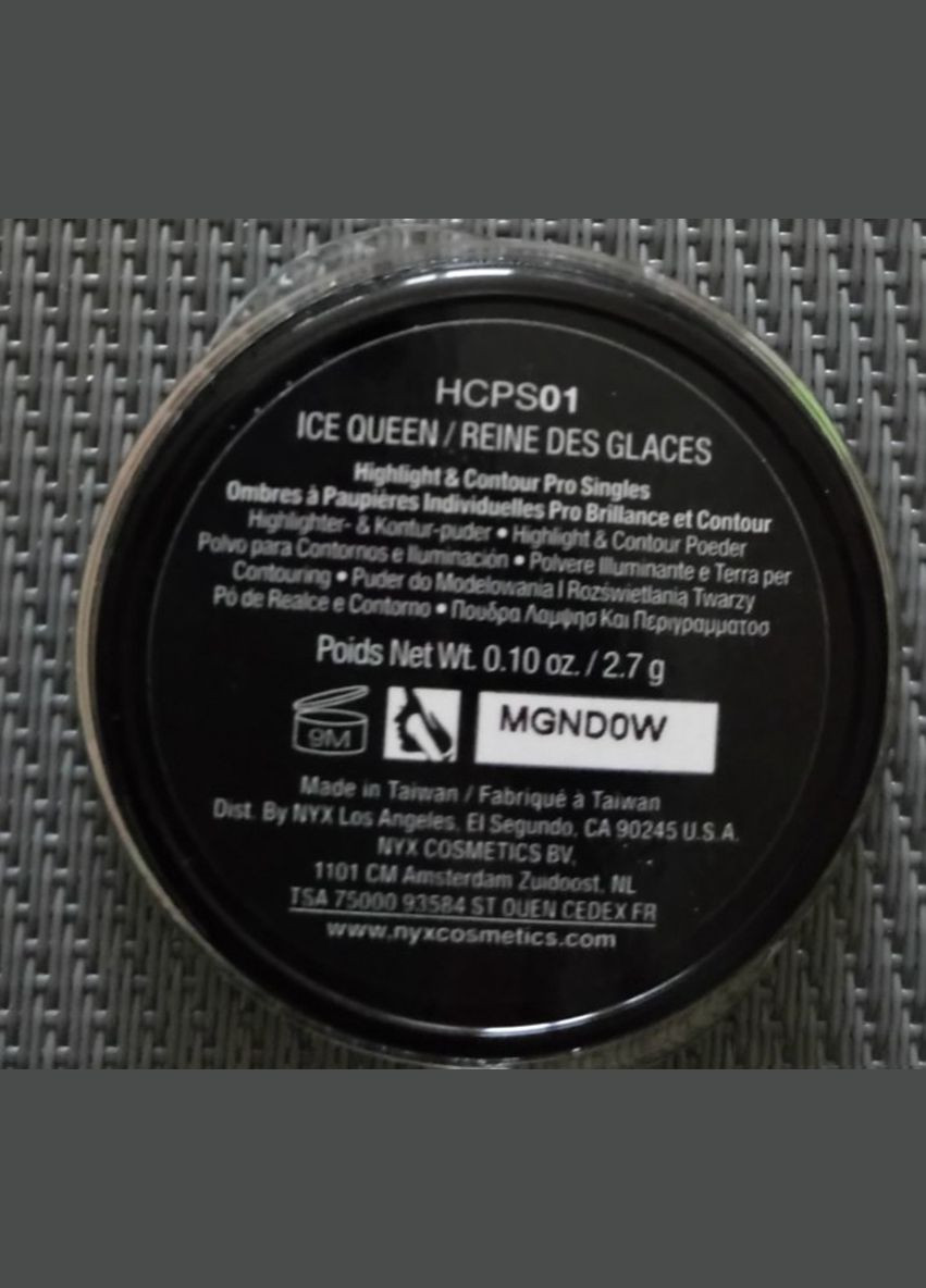 Сменный рефиллер для контуринга лица Highlight & Contour Pro Singles (на выбор) ICE QUEEN (HCPS01) NYX Professional Makeup (280266131)