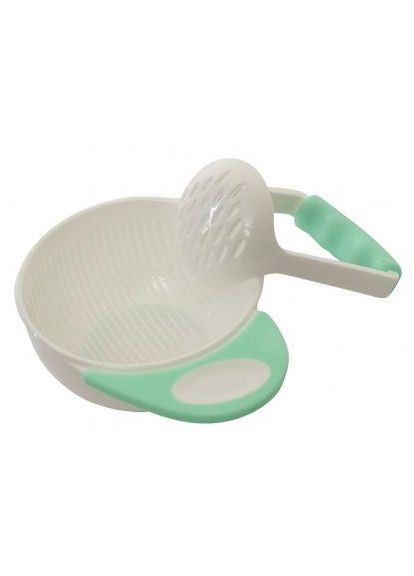 Набір дитячого посуду Набір для пюрування (6206) Baby Team Набор для пюрирования (чаша с толкушкой) (381168979)