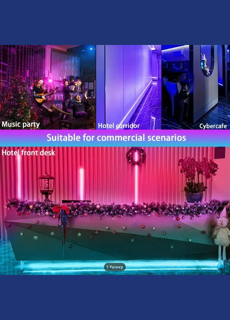 Светодиодное освещение с пультом RGB Bluetooth USB 5м BJ5VRGB5 5м No Brand (312484546)