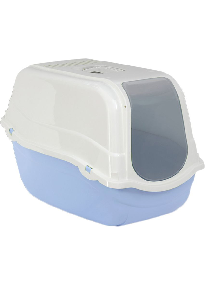 Туалет для кішок з фільтром Romeo 57x39x41 см Light Blue (8058093276866) Bergamo (307280175)