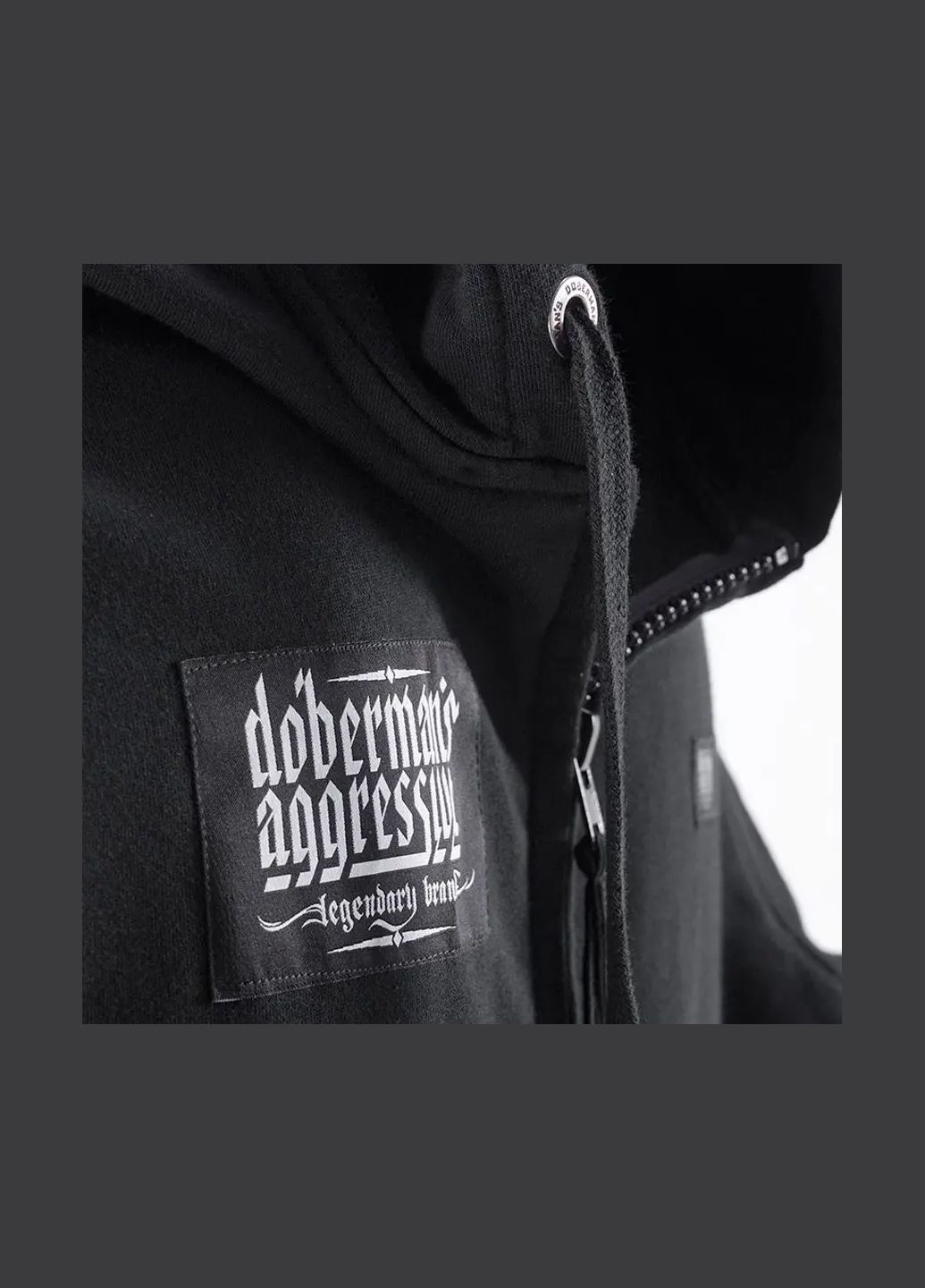 Чорний демісезонний костюм premium drs246bk Dobermans Aggressive