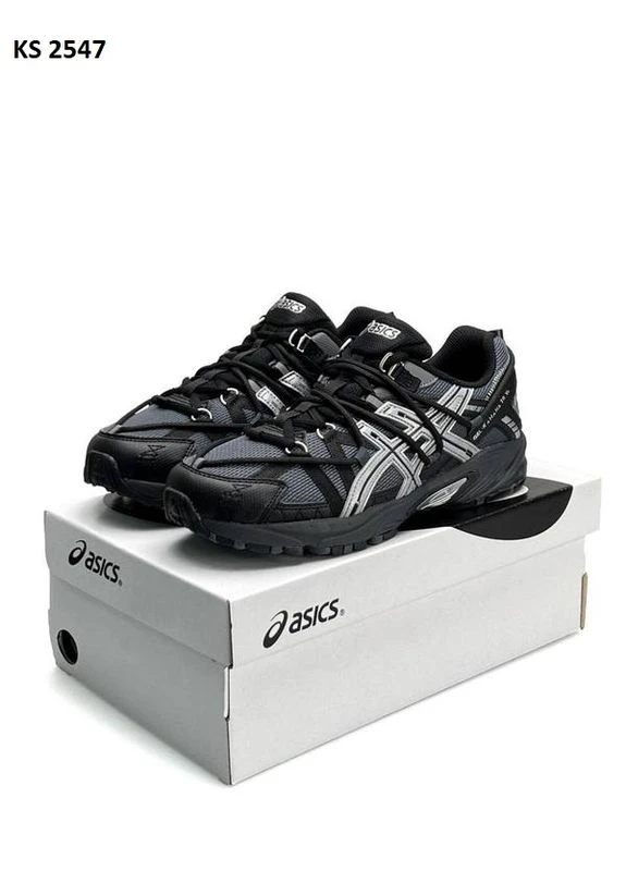 Чорні кросівки чоловічі asics gel-kahana tr v2 blue black асікс гель кахано 8 чорні демісезон No Brand