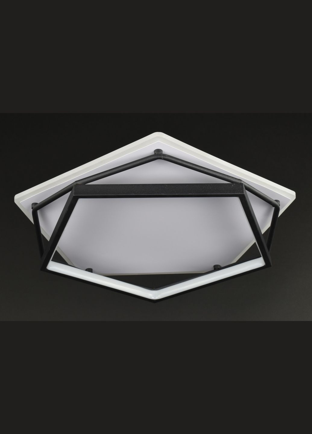 Люстра світлодіодна стельова LED світильник для квартири на стелю лед 27540 Білий 9х49х49 см. Sunnysky (365726128)