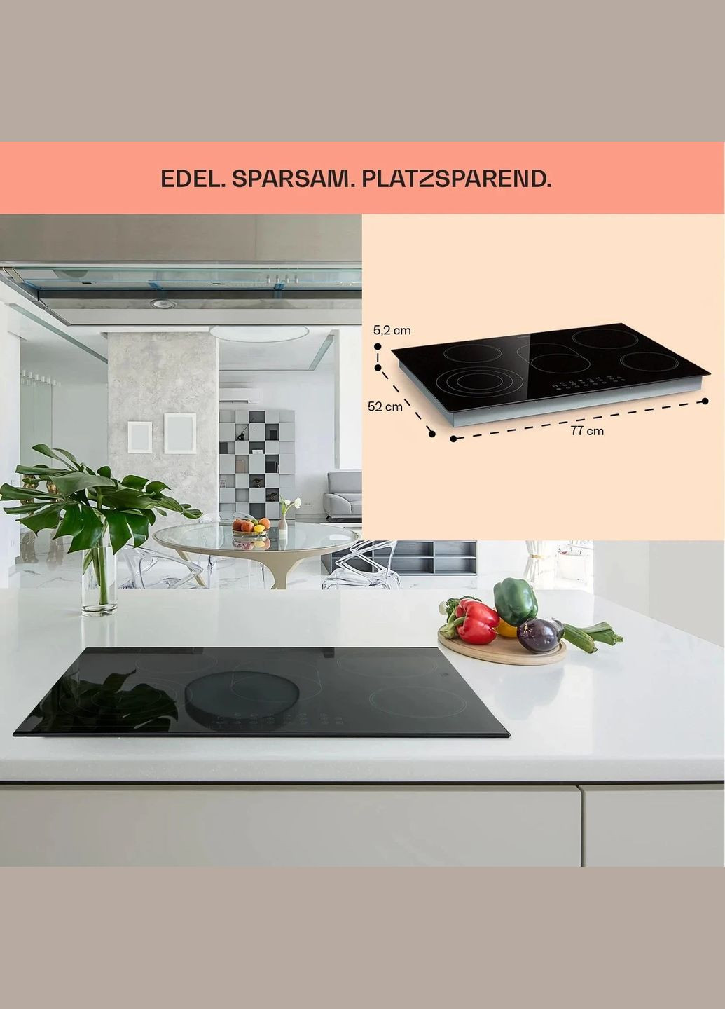 Варочная поверхность Virtuosa 5 Черный (10041117) Klarstein (338194844)