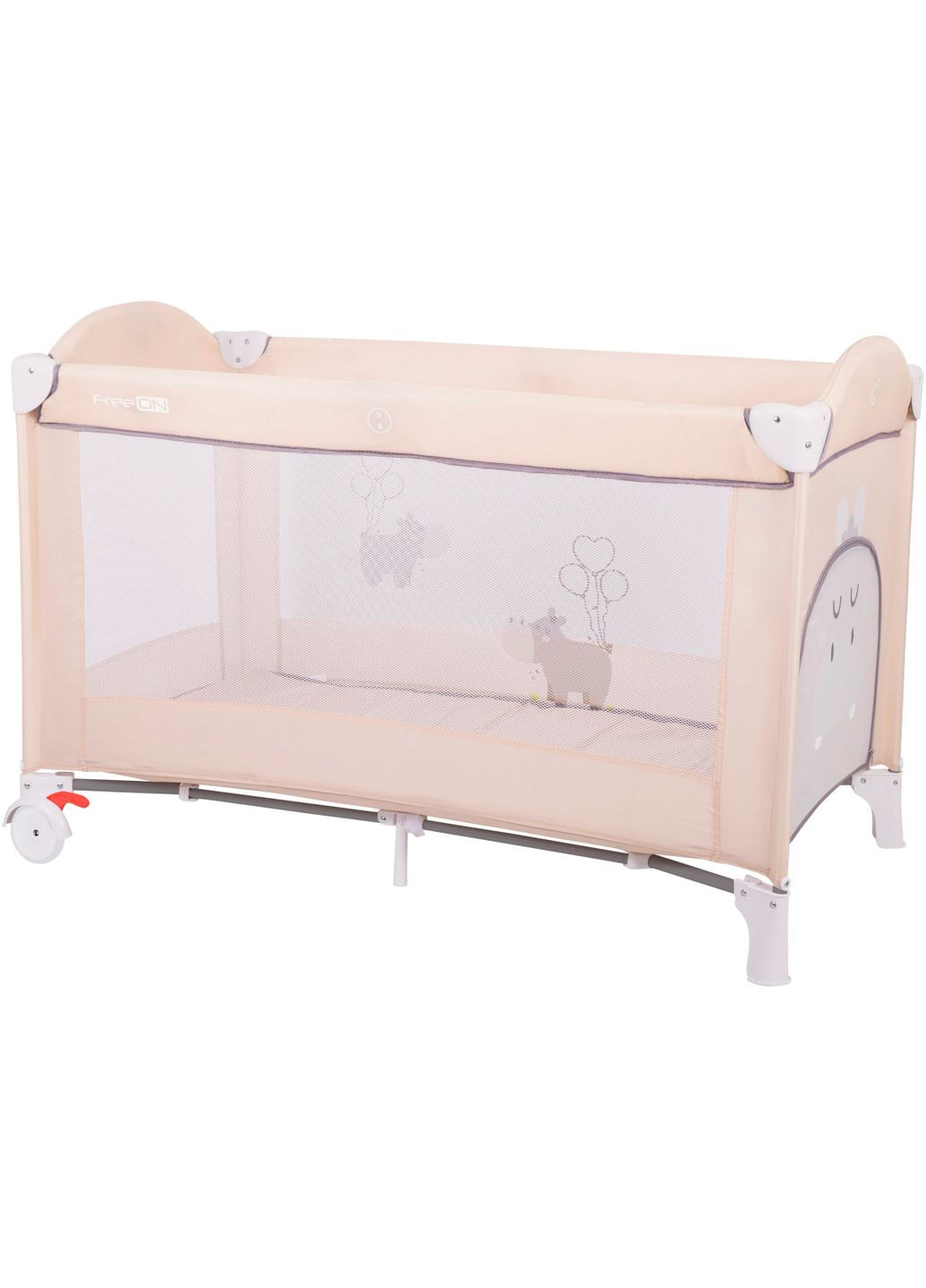 Кровать-манеж Balloon Hippo Beige, бежевый () FreeOn 45821 (328401664)