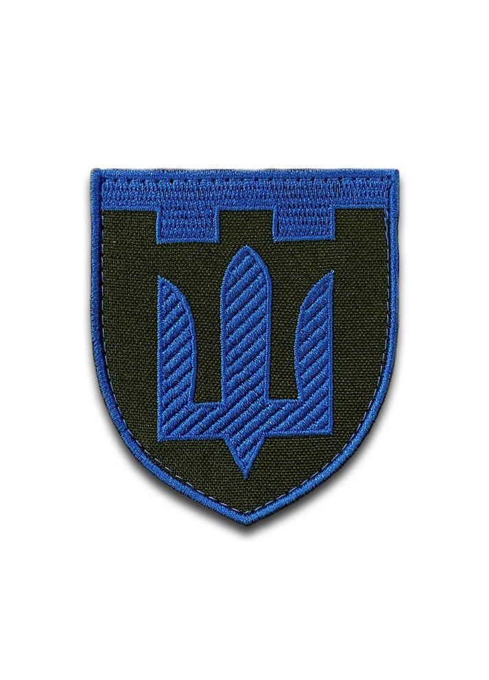 Шеврон ТРО ЗСУ (Форма щит. На липучці) Розмір 8x7см No Brand (369924518)