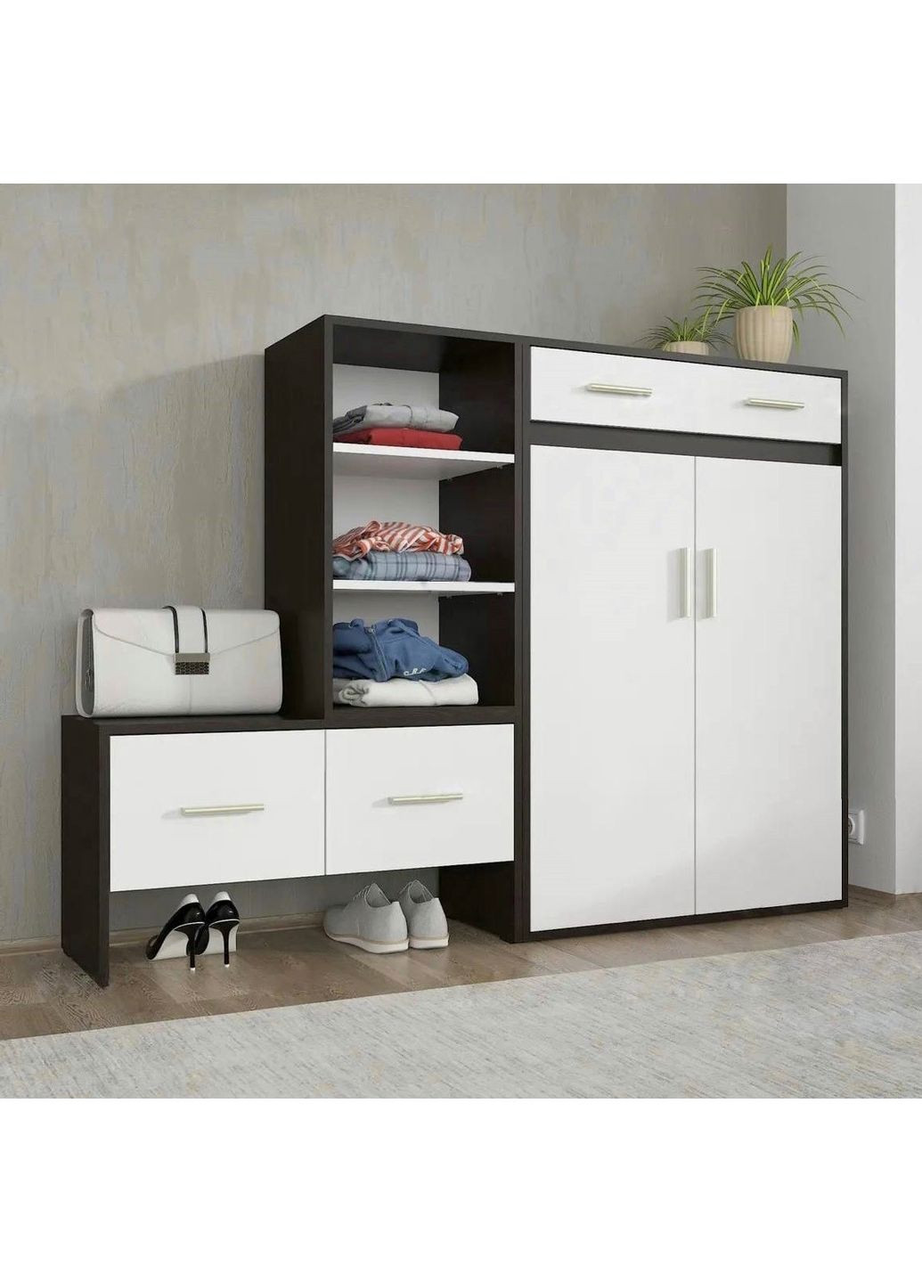 Тумба у передпокій, взуттєва тумба, стелаж під взуття I-157 No Brand (371909425)