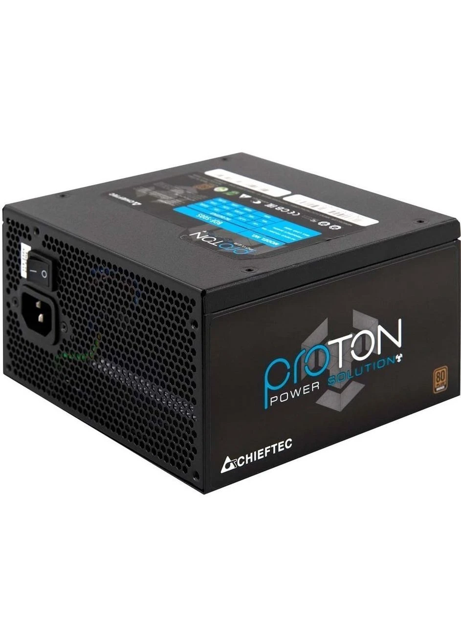 Блок питания Proton (500W), >85%, 80+ Bronze, 120мм, 1xMB 24pin(20+4), 1xCPU 8pin(4+4), 3xMolex, 6xSATA, 2xPCIe 8pin(6+2) Chieftec (314780019)