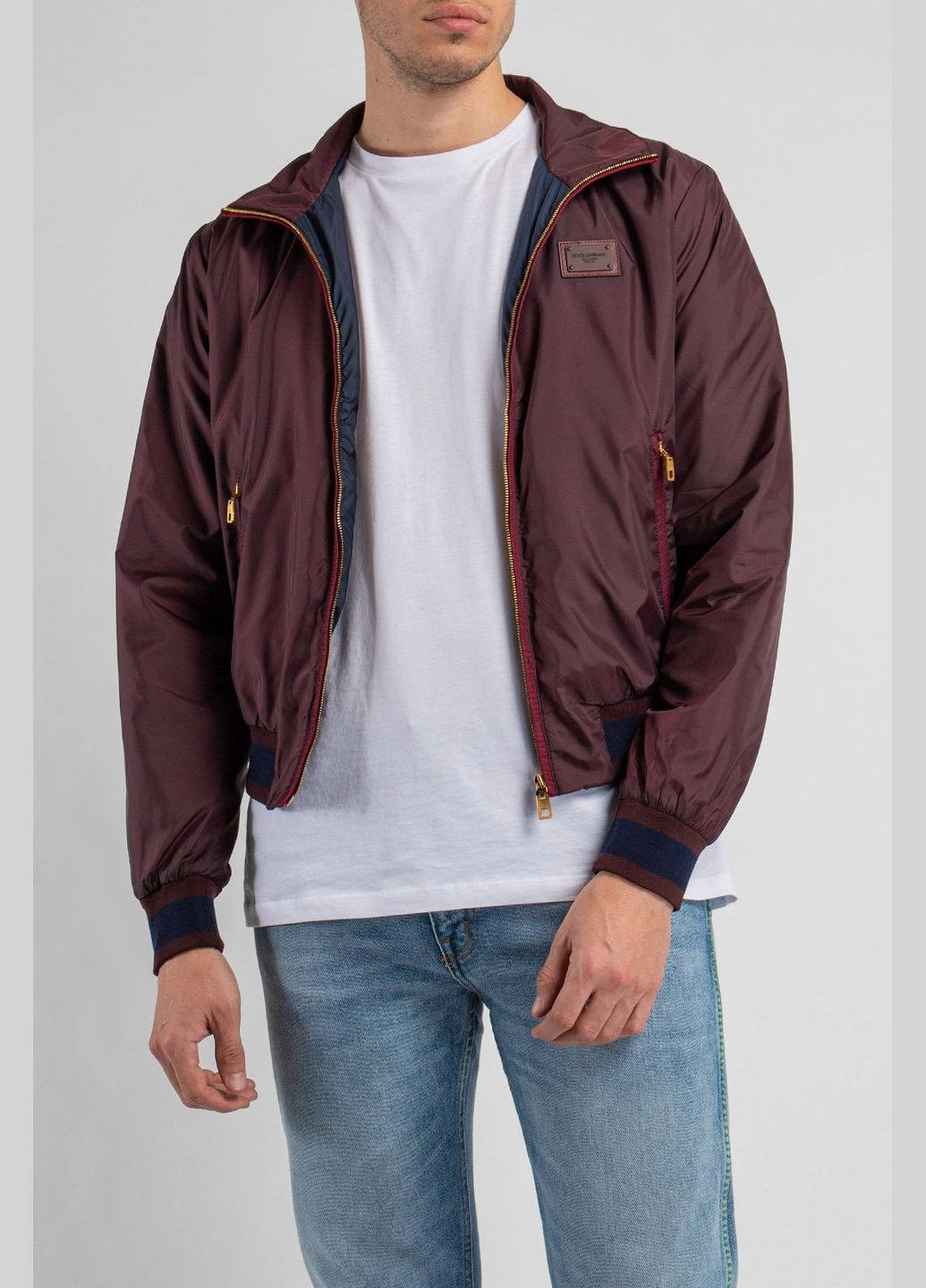 Красная демисезонная ветровка Dolce & Gabbana