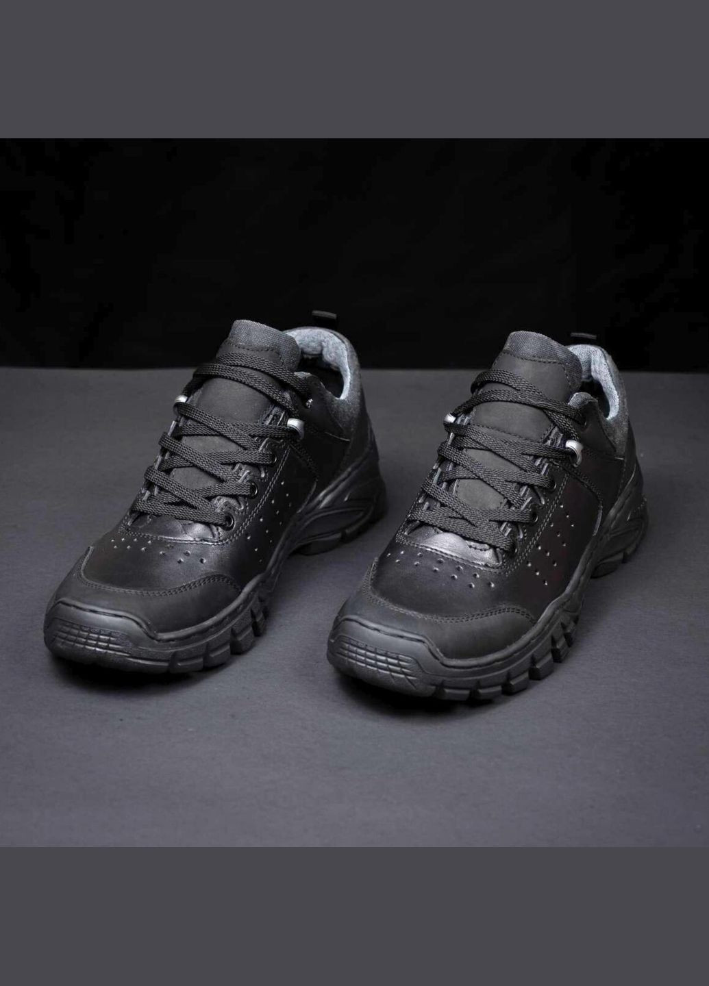 Летние Тактические Кроссовки. 36-49р Черные. Гидрофобная натуральная кожа! DSLM-1033 No Brand (289384618)