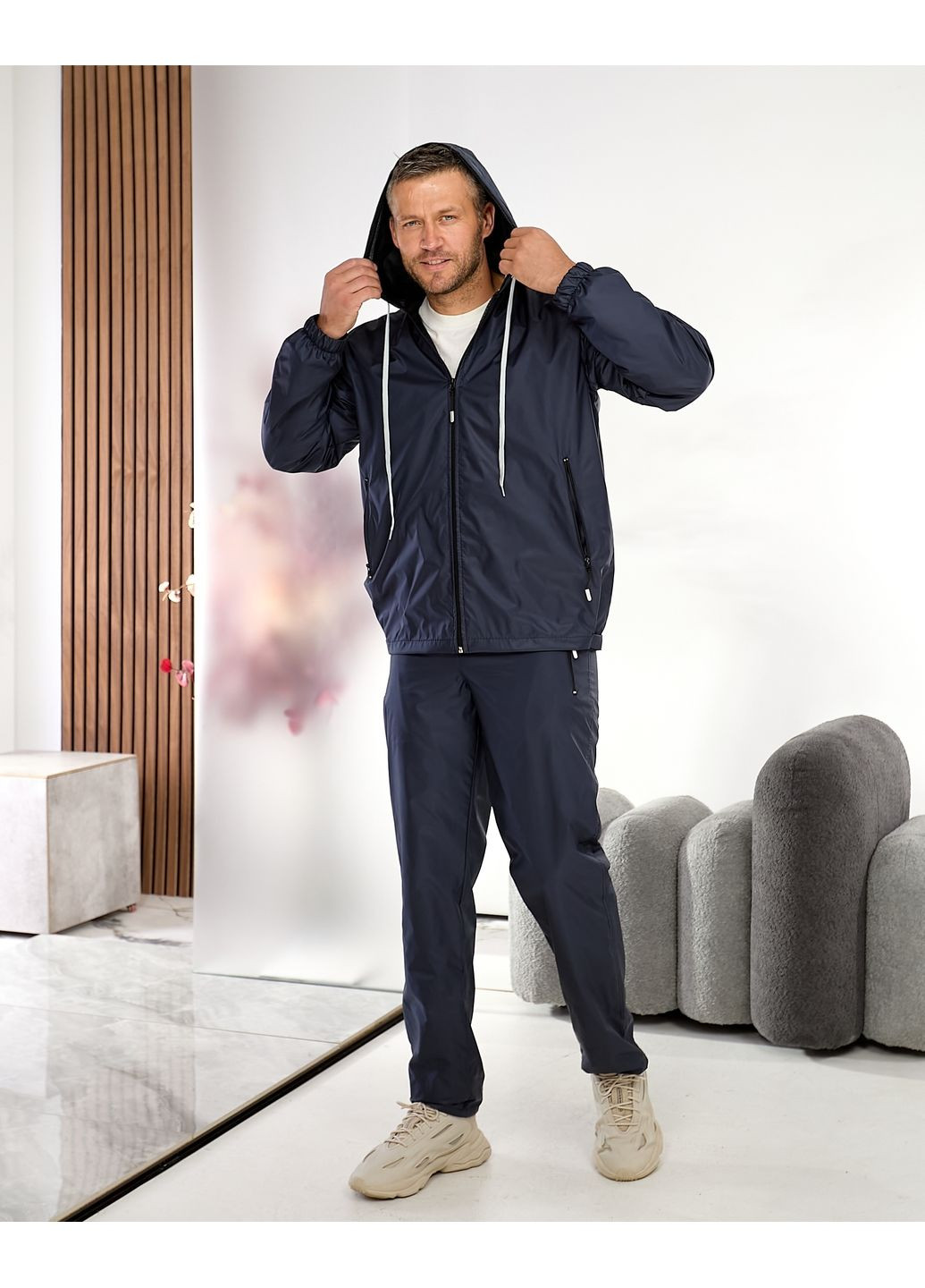 Чоловічий демісезонний костюм із плащівки – легкість та захист від негоди Tailer (361948855)