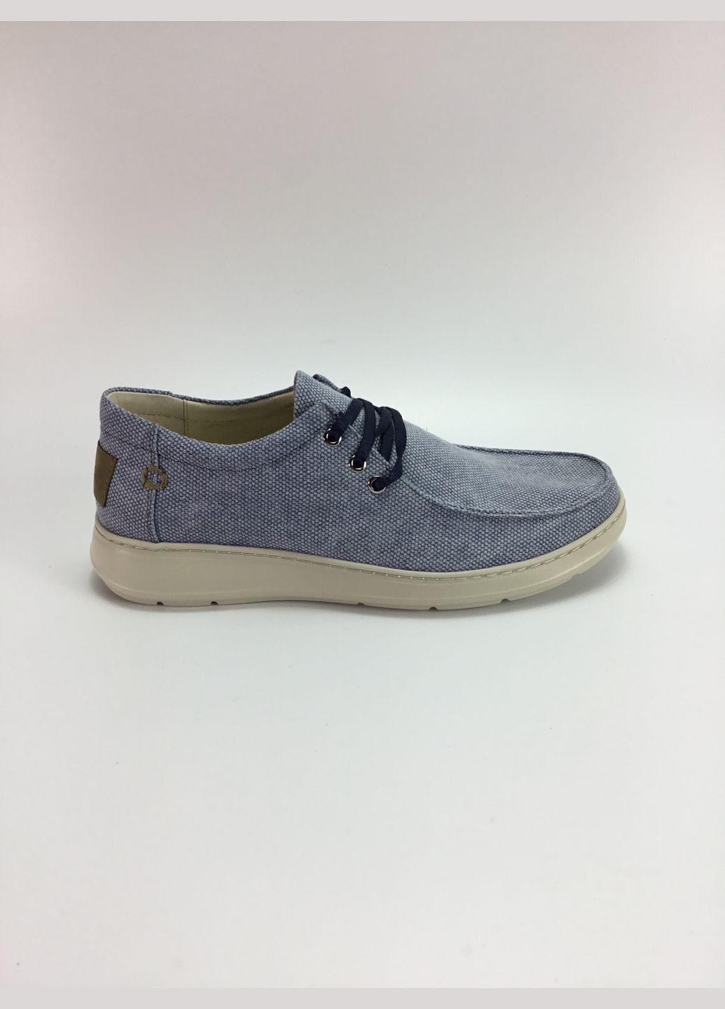 Голубые мужские мокасины голубые Stepter