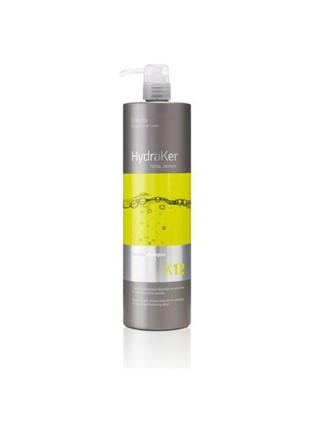 Шампунь для відновлення та зволоження кератиновий без сульфатів Keratin Shampoo K12 HydraKer 1000мл Erayba (339051751)