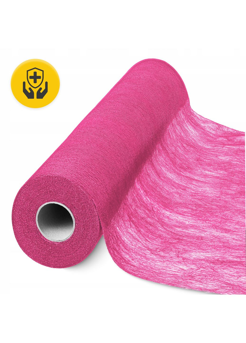 Простирадло одноразове 50 м x 60 см в рулоні 18 г/м² Pink () 4FIZJO P-5905973406802 (361894226)