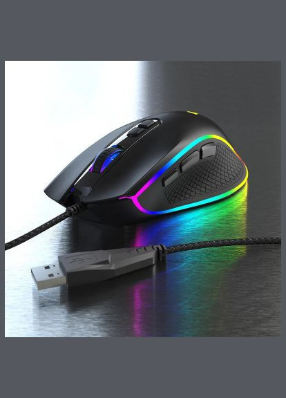 Мишка (M-MC-VELES-100) Modecom Veles Volcano RGB USB Black (366650796)