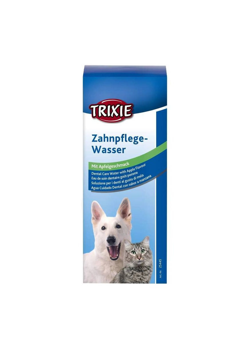 Вода для догляду за порожниною рота для собак і котів зі смаком яблука 300 мл (4011905254456) Trixie (279561097)