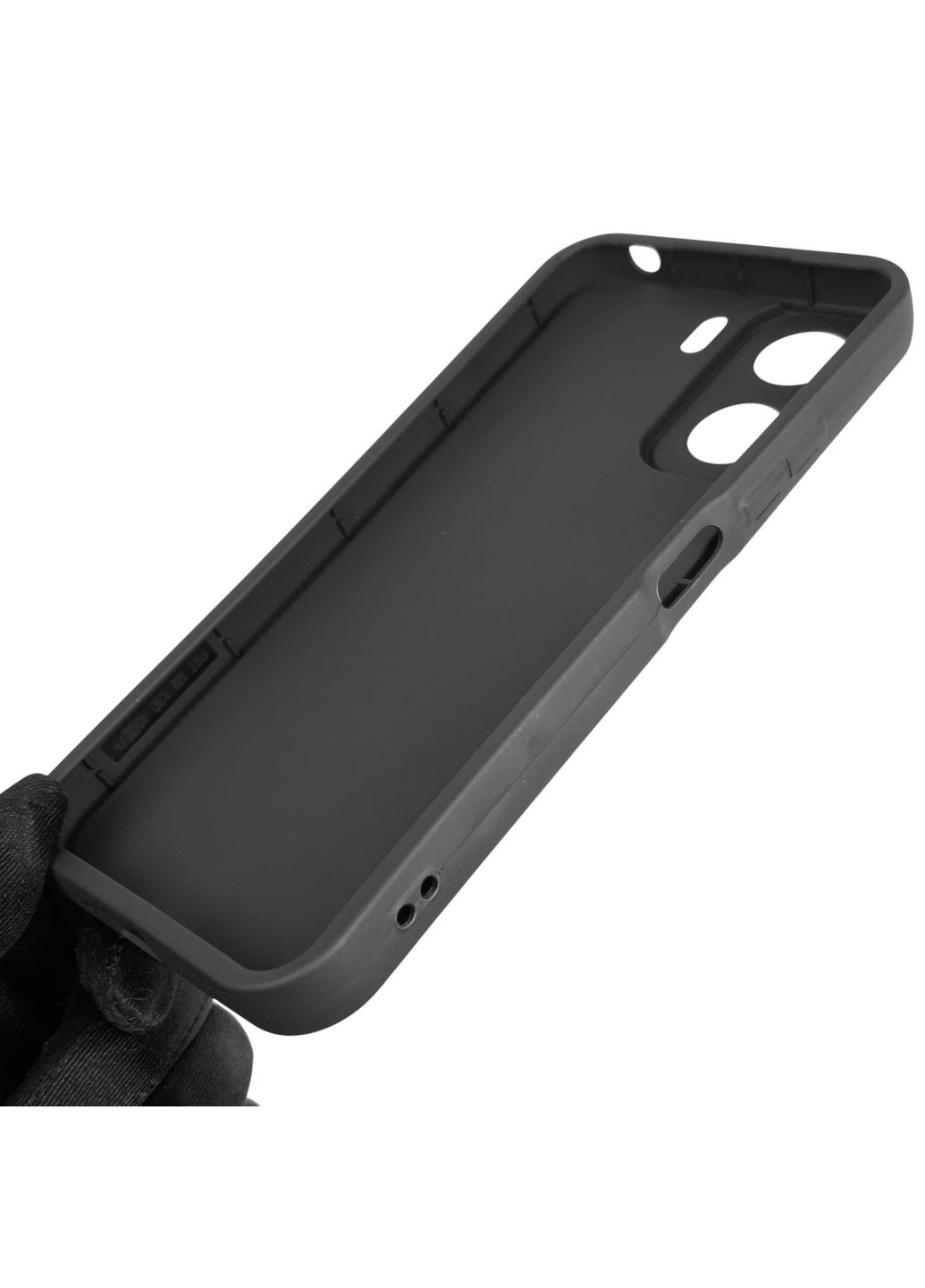 Чохол силіконовий Soft Touch для Redmi 13C чорний (Повний захист камери) Xiaomi (366388876)