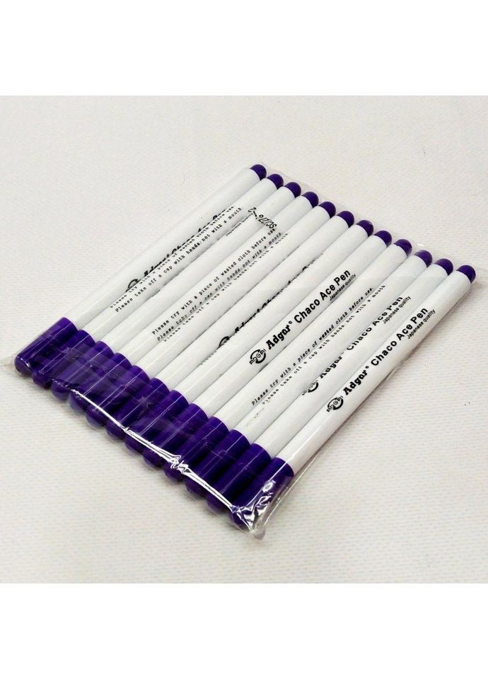 Зникаючий (водорозчиний) маркер Adger для тканини, фіолетовий Plus-plus (354799398)