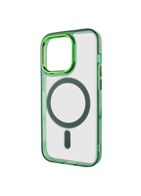 Чехол TPU Iris с MagSafe для Apple iPhone 14 Pro (6.1") Зеленый Epik (372972699)