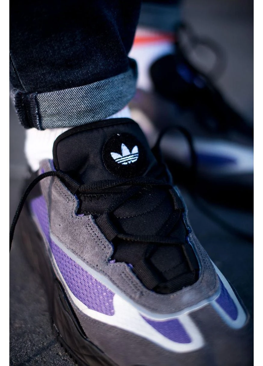 Черные летние кроссовки adidas niteball black violet адидас найтбол No Brand