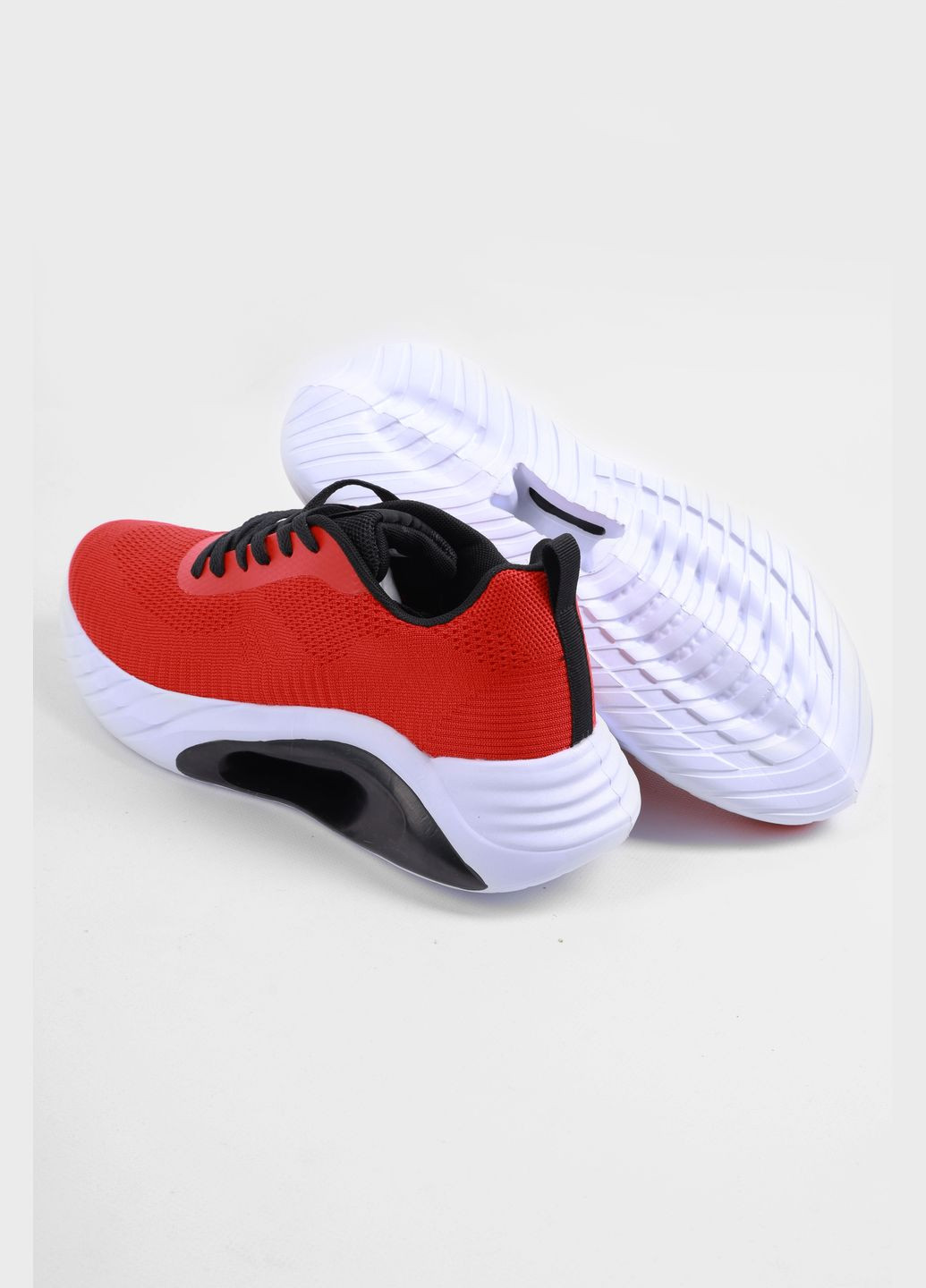 Красные демисезонные кроссовки мужские красного цвета на шнуровке Let's Shop