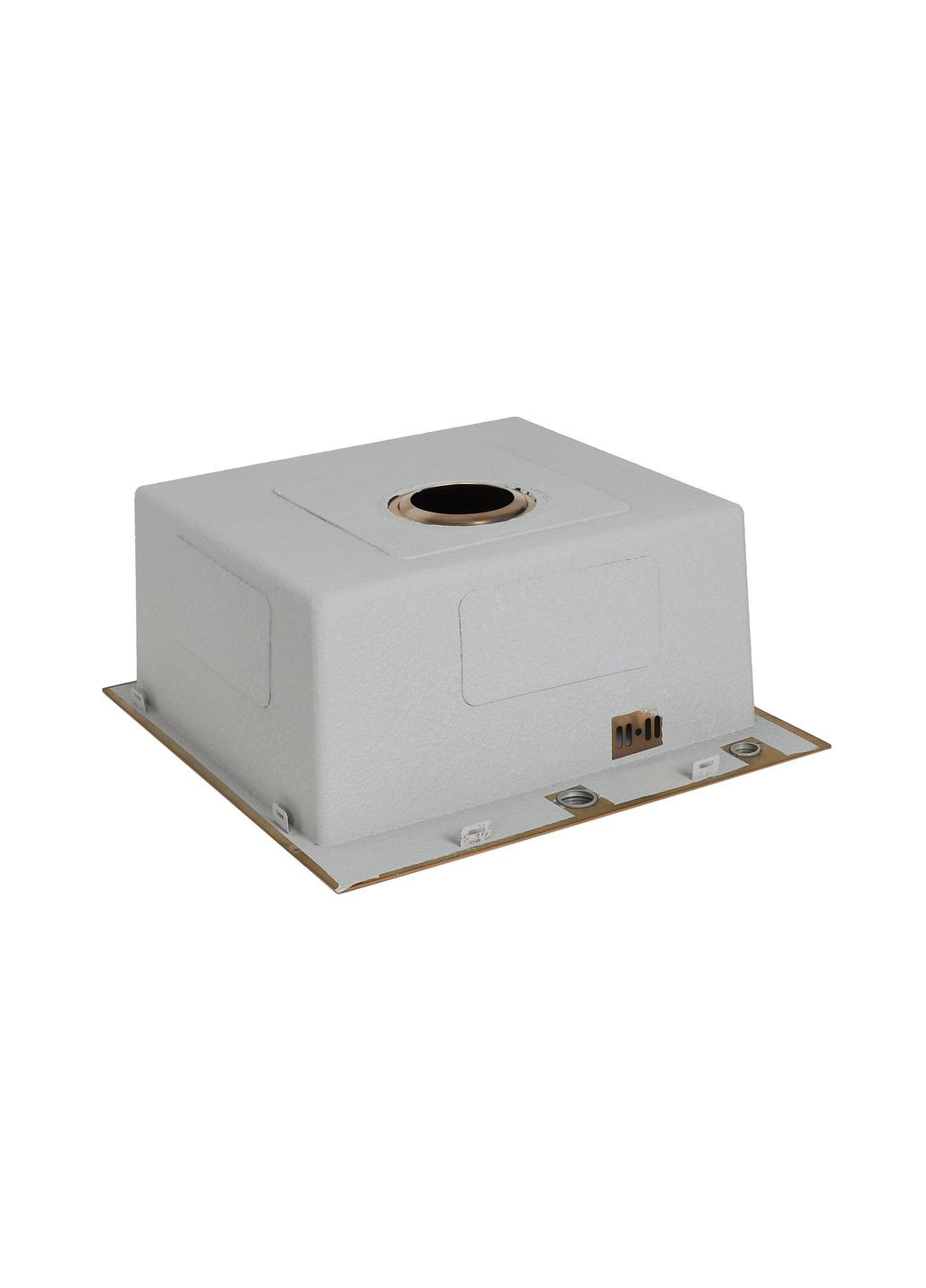 Кухонна мийка Handmade PVD мідь 500x500x220 (3,0/1,5 мм + дозатор в комплекті) Platinum (269794754)