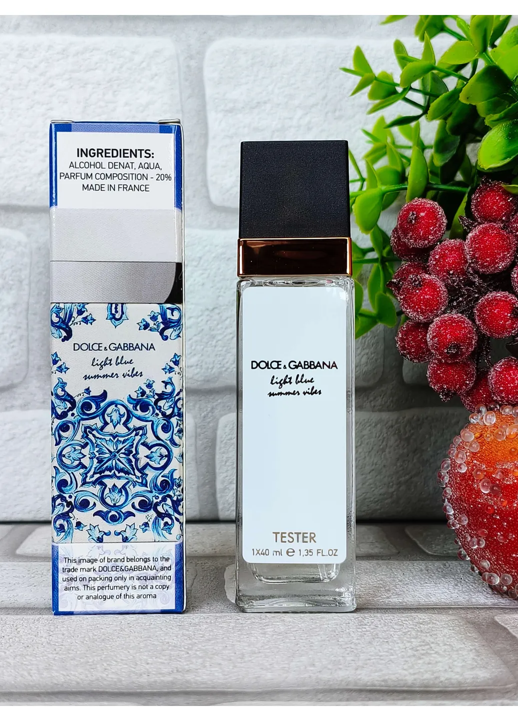 Парфюм женский Light Blue Summer Vibes, аналог Dolce & Gabbana (Лайт Блю Саммер Вайбс), 40 мл No Brand (390129401)