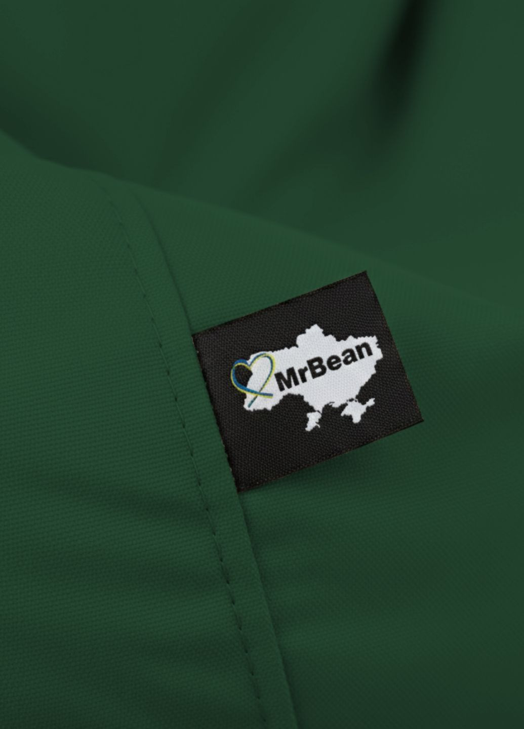 Крісло-мішок Груша Oxford M (115x75 см) Водовідштовхуючий Темно-зелений MrBean Груша M (370676409)