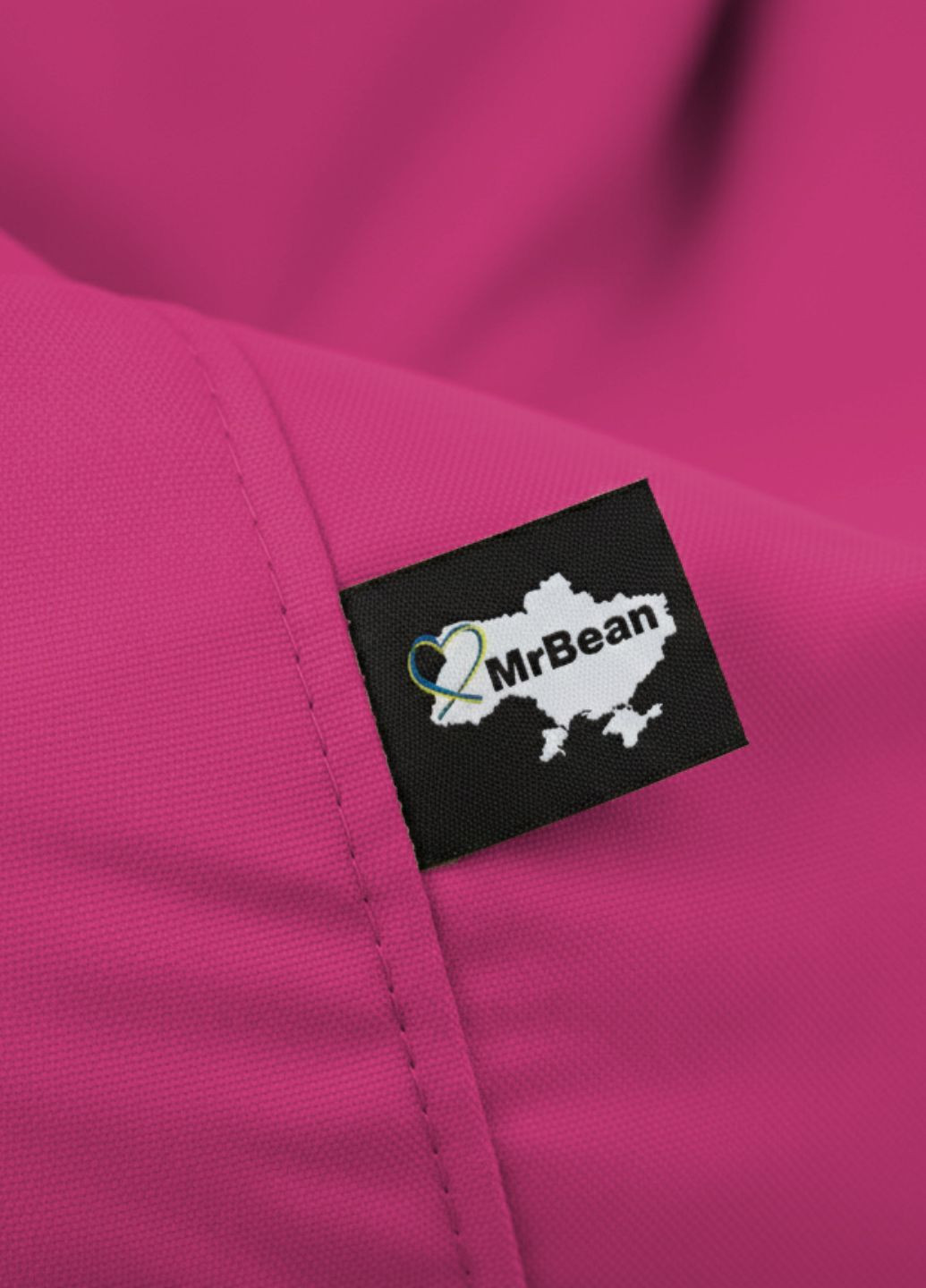 Крісло-мішок Груша Oxford M (115x75 см) Водовідштовхуючий Малиновий MrBean Груша M (370676407)