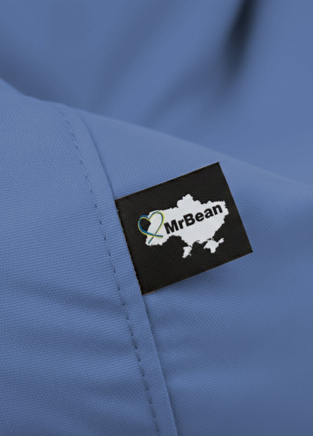 Кресло-мешок Груша Oxford M (115x75 см) Водоотталкивающий Небесно-голубой MrBean Груша M (370676401)