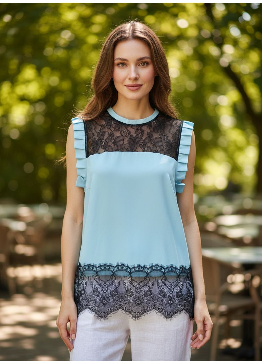 Блакитна блуза InDresser