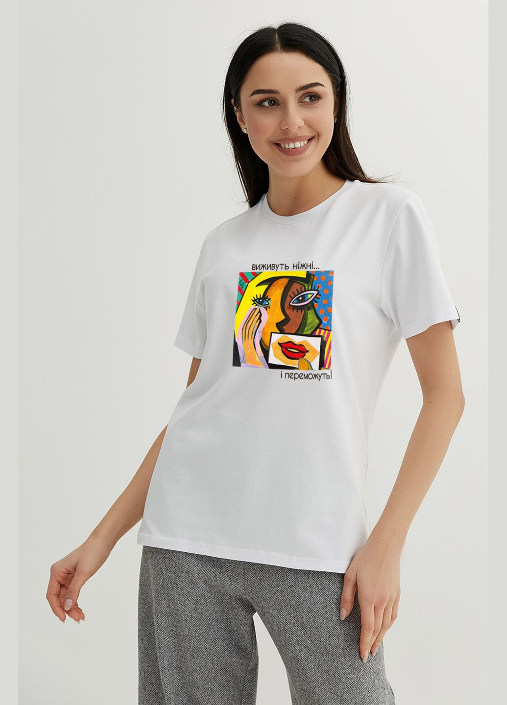 Футболка "Выживут нежные… и победят!" А. Пермяков Garne - (264295323)