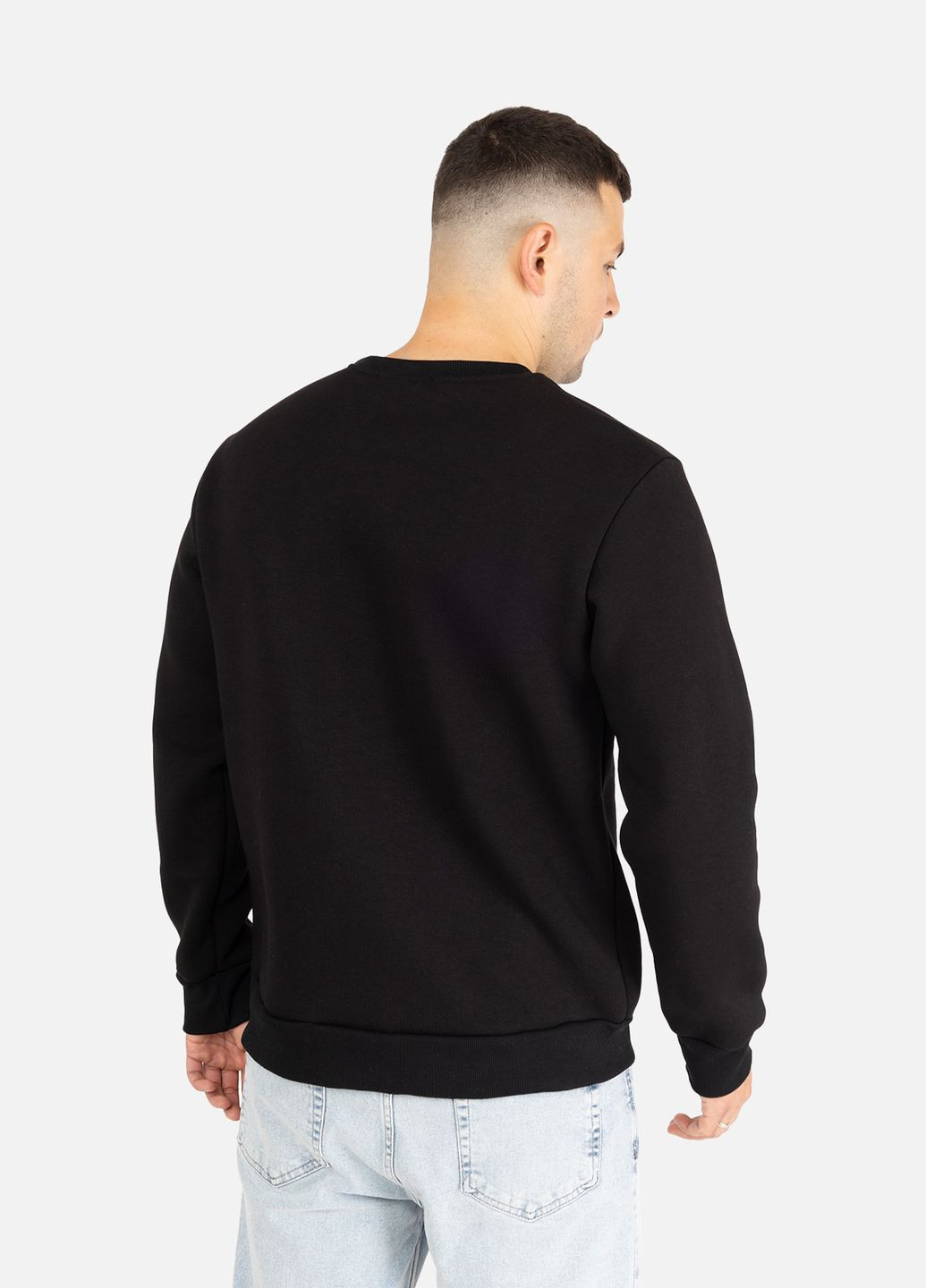 Чорний чоловічий світшот колір чорний cb-00254622 Yuki (309016070)