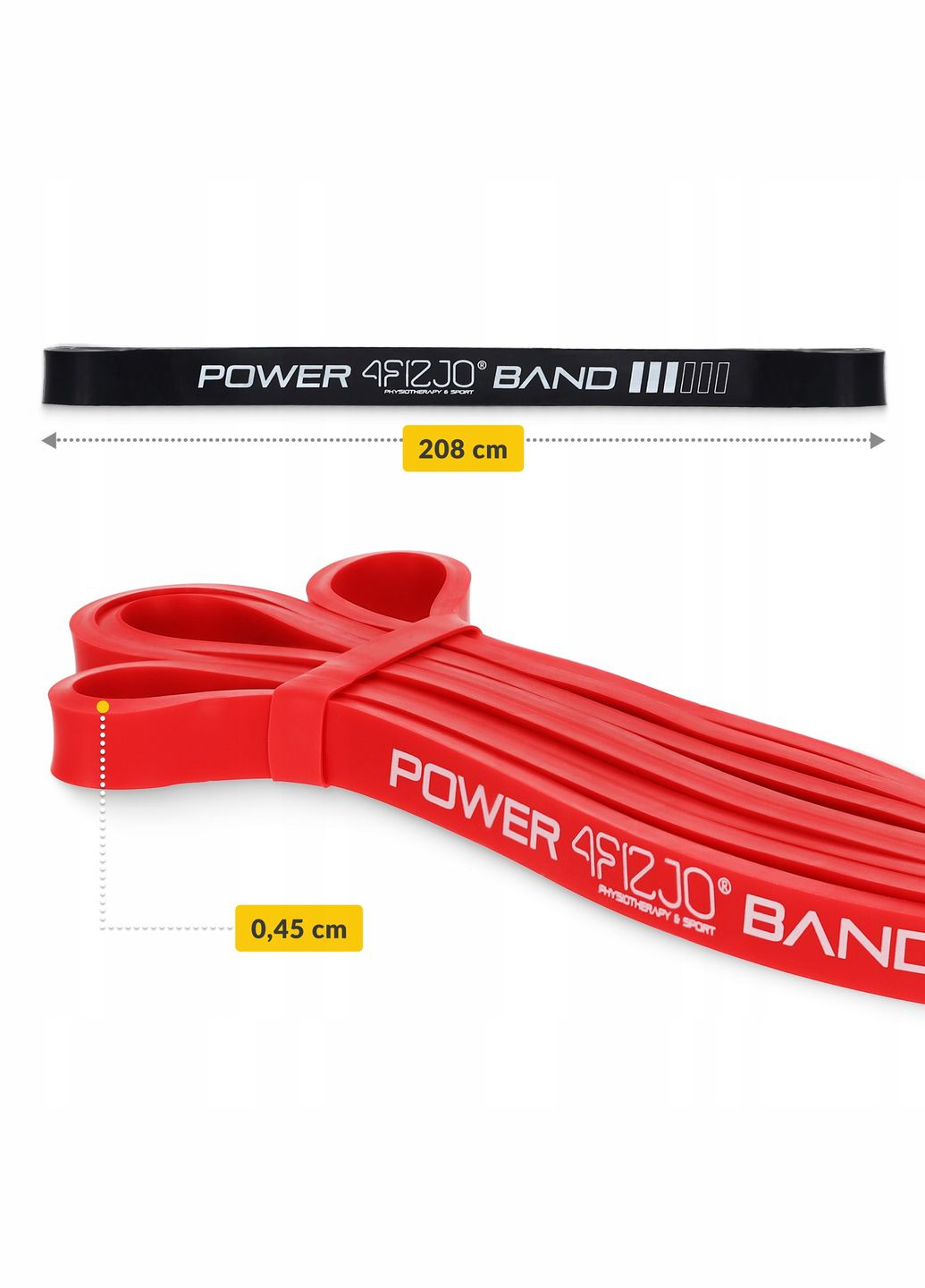 Эспандер-петля Power Band 6-26 кг резина для фитнеса и спорта, набор 3 шт Mix () 4FIZJO P-5907222931554 (345712712)