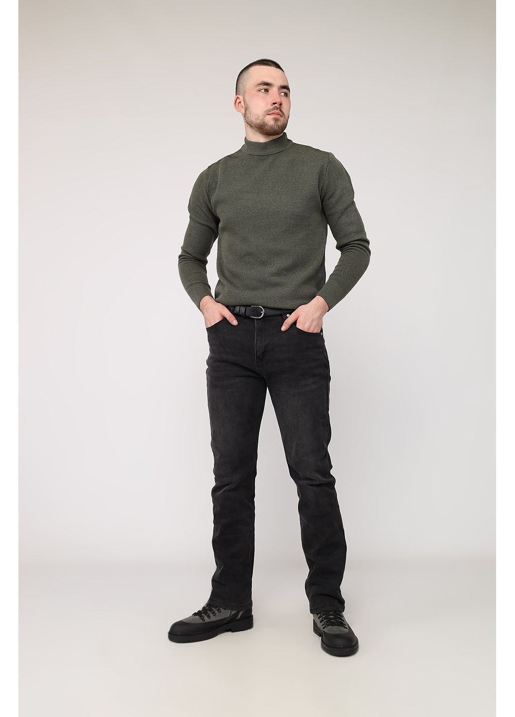 Джемпер чоловічий колір хакі ЦБ-00283230 Yuki (366198047)