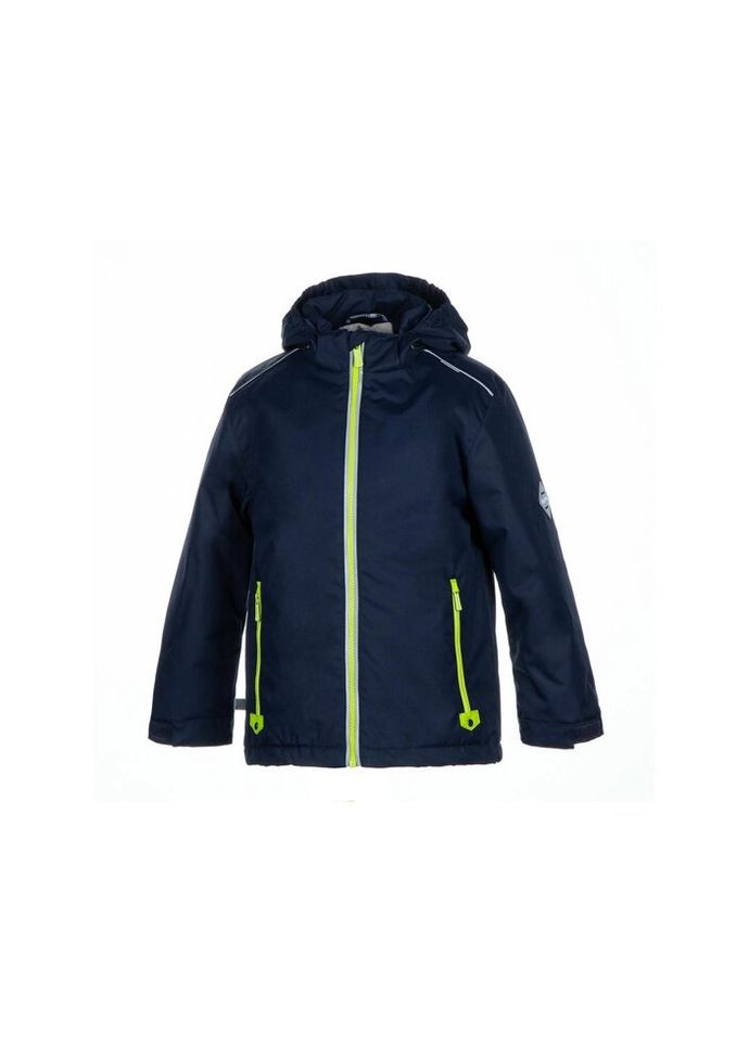 Темно-синя демісезонна куртка terrel 18150010 темно-синій 86 (4741468784090) Huppa