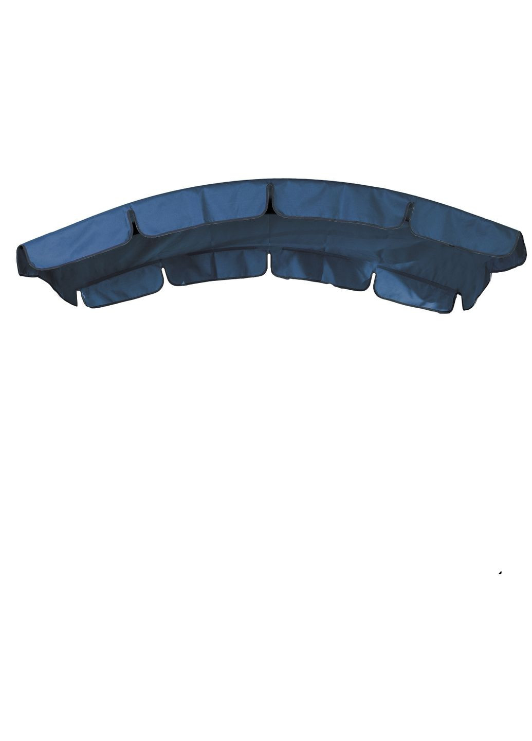 Тент (дах) для гойдалки з округлим дахом 150х210 синій eGarden (305589043)