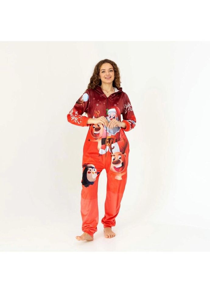 Кигуруми подростковое 3D Дед Мороз 3061, 2, 164 15319 164, см FlexDress (324623402)