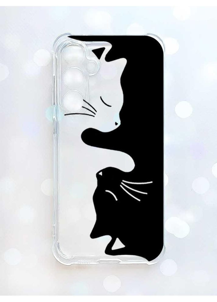 Чехол с утолщёнными углами на Samsung Galaxy S24 Plus Кошечки (принт 118) Creative (355406327)