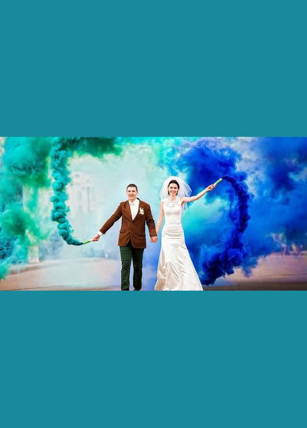 Кольоровий дим Gender Party 60 сек для визначення статі дитини Гендер Паті Boy 60 сек,, звичайна густота Maxsem (326794522)