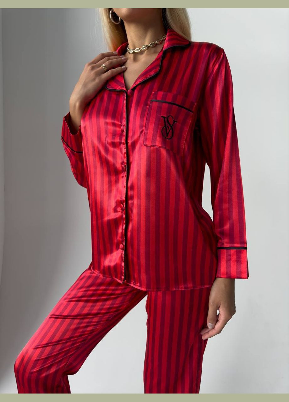 Красная красивая пижама No Brand