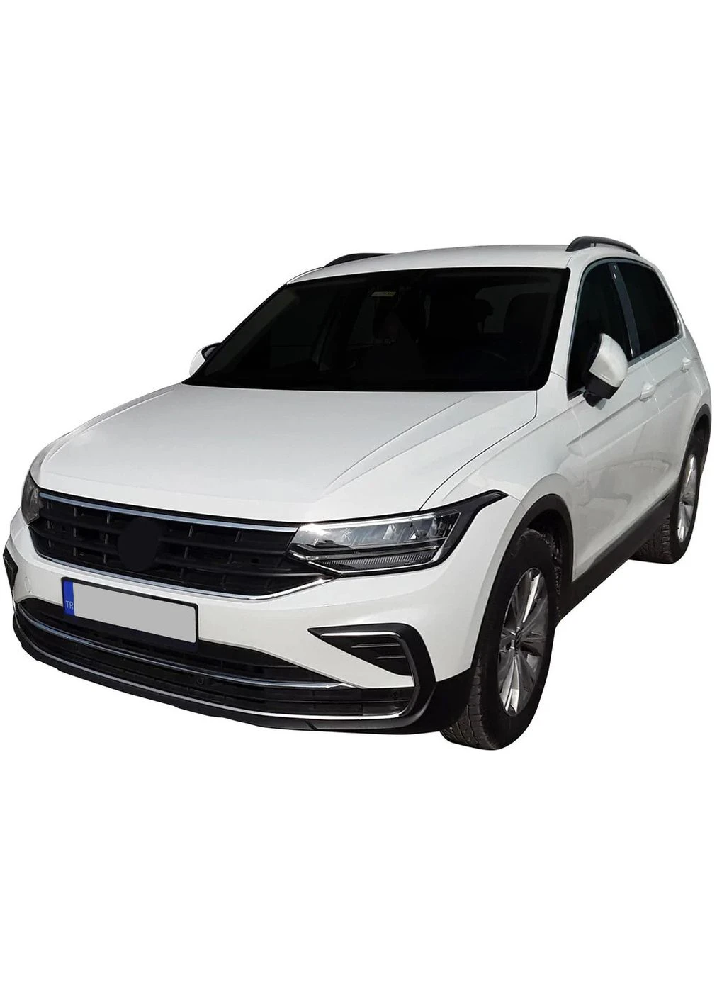 Накладки на протитуманки 2020-2025 (4 шт, нерж) для Volkswagen Tiguan рр Omsa (389422671)