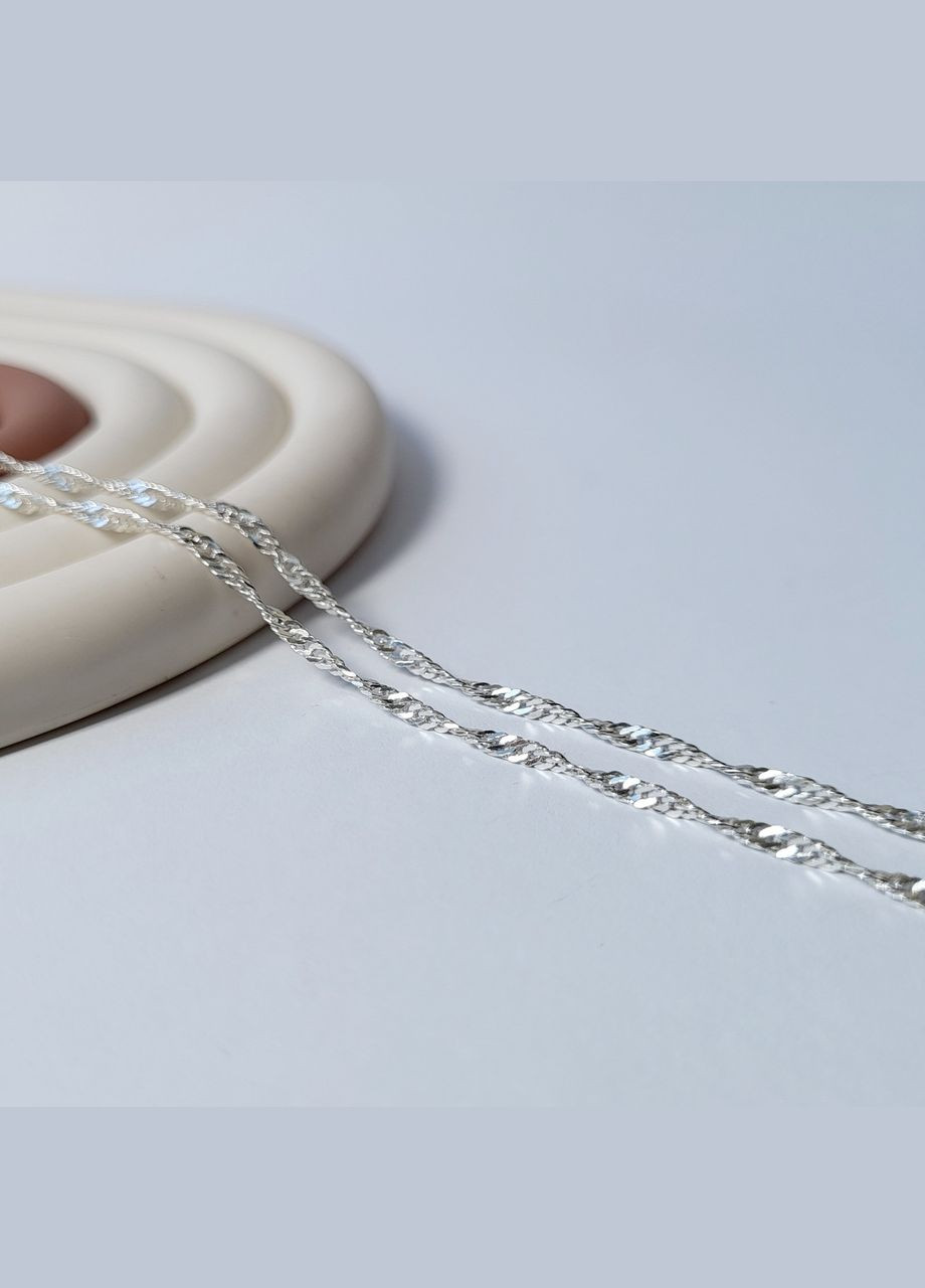 Срібний ланцюжок ланцюг Сінгапур см срібло 925 проби с35 3.75 No Brand (306854805)