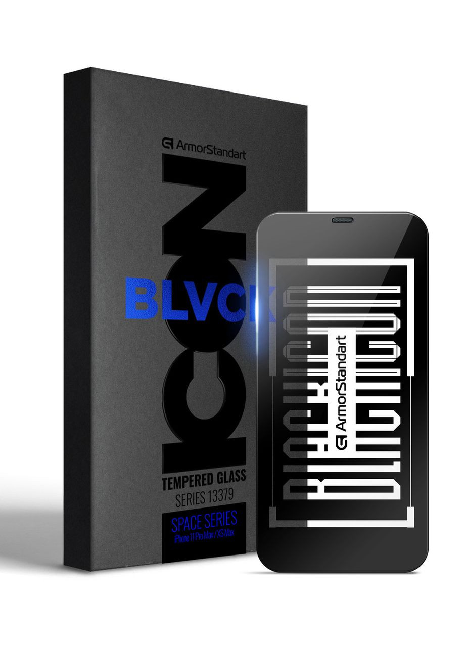 Защитное стекло Space Black Icon для Apple iPhone 11 Pro Max/XS Max (ARM59208) ArmorStandart (327882596)