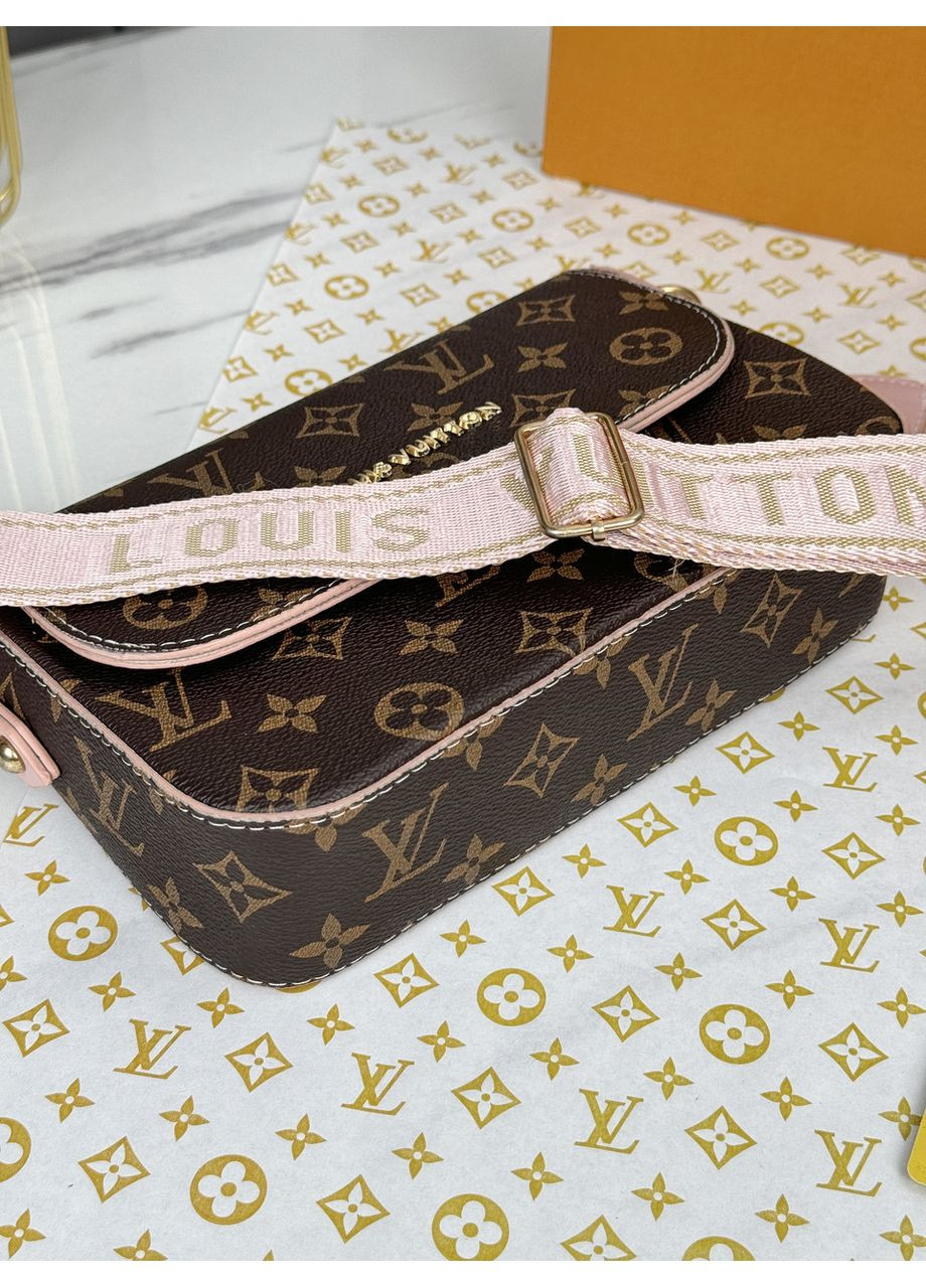 Сумкакросс-боди с розовым ремнем через плечо No Brand (369935451)